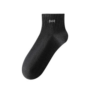 miiow | 7A Antibacterial Mens Summer Pure Cotton Breathable Sweat Absorbent Casual Short Socks Comfortable All-Match Lightweight socks