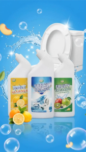 Buenas BUY2 TAKE1 Toilet Cleaner with Free Brush 500ml Descaling Long Lasting Powerful Cleaning for Bathroom Toilet Bowl Cleaner and Toilet Brush