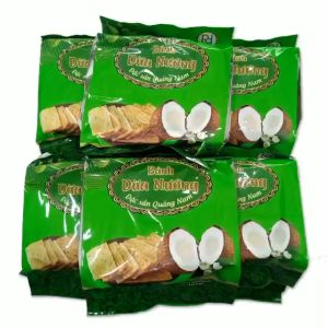 COMBO 10 GÓI - Bánh dừa nướng -  đặc sản Quảng Nam - Bánh dừa  Phúc Đạt 180g/GÓI -  Thơm giòn ngon - đồ ăn vặt
