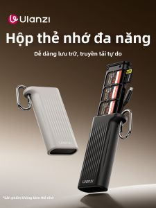 Ulanzi | Hộp Đựng & Đầu Đọc Thẻ CR2 Tốc Độ 312MB/s Hỗ Trợ UHS-II Tích Hợp Cáp USB-C