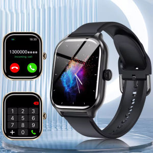 2025 Smart Watch Bluetooth Calling 2.01 Inch Screen Heart Rate Blood Oxygen Sleep Monitor Sports Modes for Android iOS Men Women