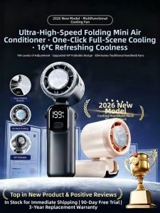 JIAKEMEI | Portable Cooling Neck Fan Strong Air