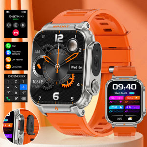 LIGE | LIGE 500mAh Battery Smart Watch Men New Outdoor Sports Watches 1.95" HD Screen Bluetooth Call Sports Health Monitor Smartwatch