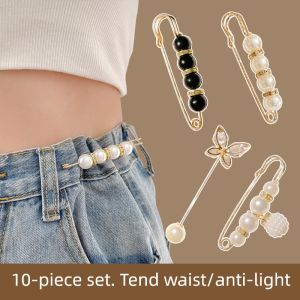 Waist of Trousers Change Small Pin Fixed Clip Waist-Tight Handy Gadget Brooch Denim Pants Pants Waist Large Tightening Adjustable Waist