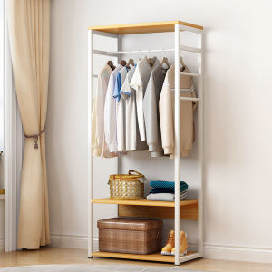 VG ราวแขวนเสื้อผ้า ราวแขวนเสื้อผ้า  สไตล์โมเดิร์น ราวแขวนเสื้อผ้าความจุขนาดใหญ่ แข็งแรงและทนทาน COD