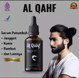 AL - QAHF - Penumbuh JambangBrewokKumisMinoxidilRambutBuluBotakAmpuhBPOMTerlarisJenggotOriginalwakdoyokalisPenumbuh Rambut AMPUH SECARA CEPAT