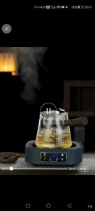 Ready stock household electric pottery stove with teapot glass high temperature resistant electric tea stove small teapot boiling water tea cooker tea stove