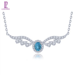 Lohaspie Đồ Trang Sức Bất Rắn Sterling Bạc 925 Mặt Dây Chuyền Ban Đầu Tự Nhiên đá topaz xanh Thụy Sĩ Rhodolite Mặt dây chuyền Ngọc Hồng Lựu Mặt dây chuyền bằng bạc 925 Gốc Topaz Mặt Dây Chuyền Cho trang sức nữ