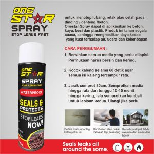 SPRAY ANTI BOCOR - ONE STAR RUBBER Spray Sealant waterproof