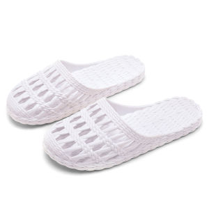 Trendy Womens Open-Toe Slippers Breathable Mesh Flat Bottom Slip-On Shoes for Students And Teenagers Summer Outdoor Wear
