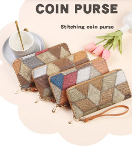 Aldawaar Dompet Panjang Syiling Pemegang Kad Wanita ( Colorful Purse Lady Women Multi-slot Card Clutch Wallet Bag ) 12Y3