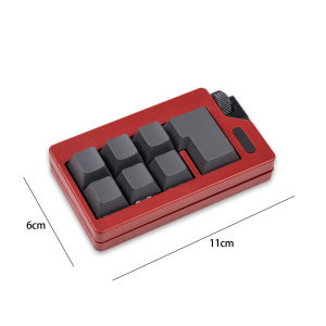 Black Red Keyboard Key Toy Finger Keyboard Keychain Fidget Toy Mechanical Keyboard Switch Keycaps Toys