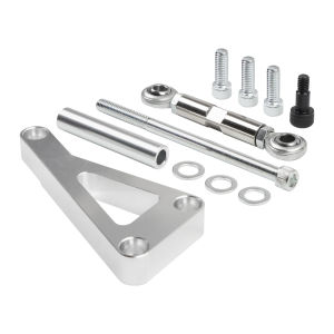 551411 Aluminum Alternator Bracket Kit Sliver For Chevrolet SBC 350 305 327 383 5.0L 5.7L V8 Engine