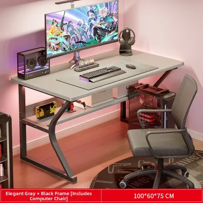 xinyafitment | Home Office Desk and Chair Set for Study Writing and Gaming