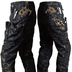 Warm Pants Mens Sharkskin Fleece Working Trousers Outdoor Camping&Hiking Pants Fleece Windproof Skiing Trousers Tactical Pants