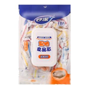Miaojie Plastic Wrap Cover Disposable Food Food Insurance Dust Cover Elastic Mouth For Home Food Grade Freshness Bowl Cover