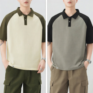 izzue | Cool Thin Color-block POLO Shirt