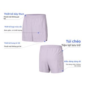 Erke | Quần Short Thoáng Khí cho Phụ Nữ Nhỏ Gọn