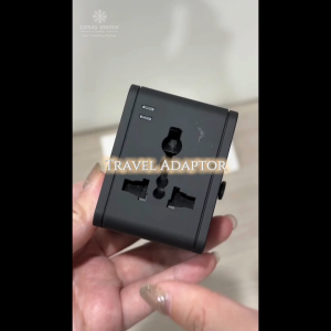 Cosas United - Universal Travel Adaptor with USB & Type C