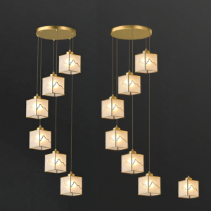 Traditional Chinese Style Bronze Ceiling Light