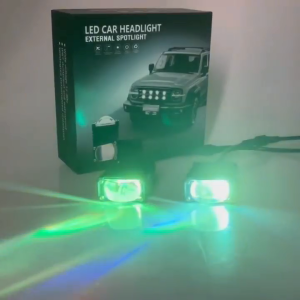 Mini Max Led Projector Day Light Fog Lamp High Low Beam White Yellow Colour Perodua Toyota Honda Mitsubishi Suzuki Ford