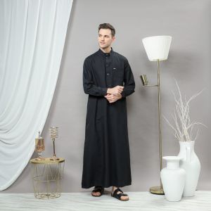 Jubah Pria Bahan Premium/jubah pria kancing snap import