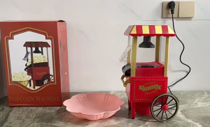 BERGARANSI Qitherm Mesin Popcorn Listrik portable elektrik jagung Maker Hot Air Corn Machine 1200W