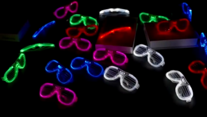 【Lowest Price】Light Up LED Glasses Neon Party Flashing Glasses Glow Glasses Glow in Concert Props Fluorescent Props
