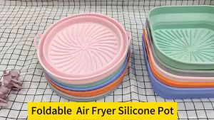 8 Inch Square Silicone Air Fryer Liners: Easy Cleaning & Reusable Inserts