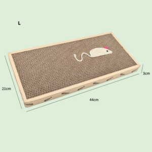Wear-Resistant Corrugated Paper Cat Scratching Board Furniture Protector Cat Claw Grinding Toy Essential Accessory for Cat Nest