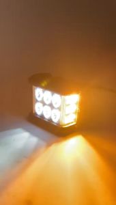 FOG LAMP 12V 24V: Lampu Kabut Terang Putih Strobo Mobil Truk