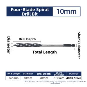 LASH | Extended Wood Drill Bit Hex Handle