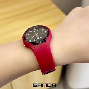 SANDA 6320 Outdoor Sports Womens Watch Mens LED Digital Watch Military Waterproof Date Electronic Watch