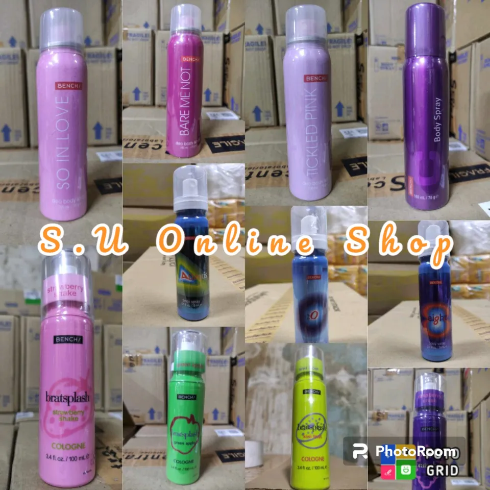 bench body spray SO IN LOVE / TICKLED PINK / BARE MO NOT 100ml