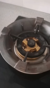 Stainless Gas Stove Fire Wind Proof Energy Saver Gas Stove Cover Energy Saving Windproof Cover Kitchen Windproof Iron Gas Stove Bracket Cover Gas Gather Fire concentrated Ring 4 / 5 Opening