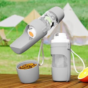 Portable Dog Water Bottle Durable Pet Hydration Dispenser Outdoor Walks Hiking Travel Pet Ergonomic Bottle Dog Water Dispenser