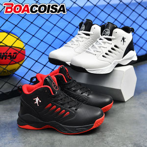 Fashion Childrens Basketball Shoes for Boys Girls Sneakers Outdoor Non-slip Sports Running Kids Breathable Walking Shoes