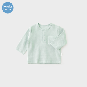 Koala Nose Comfortable Long Sleeve round Neck Top for Boys And Girls in Vibrant Stripes Multiple Colors Cotton Blend T-Shirt