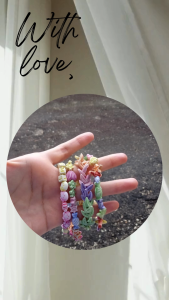 Handmade Colourful Elastic Bracelet