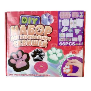 /DIY Taba Squishy Kit Set Liquid Gel Liquid Silicone Squishy Making Kit Perfect Kawaii Taba Squishy Cat Cartoon Characters