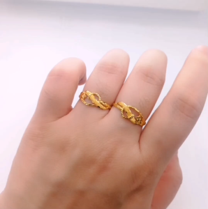 Yon Hing Rings Cincin Bajet Saiz 12 14 15 17 18 20 21 22 Emas 916