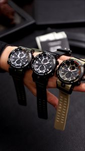 BIDEN Jam Tangan Pria Original Digital-Analog Multifungsi Olahraga Tali Silikon Jam Tangan Cowok