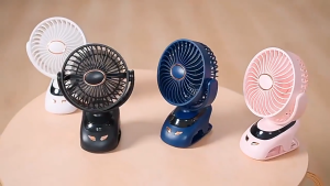 พัดลมพกพา พัดลมไร้สาย พัดลมจิ๋ว พัดลม usb พัดลมแบตอึด แบบหนีบติดได้ ในรถ ทนทาน ในห้อง กลางแจ้ง สำนักงาน ห้าความเร็ว