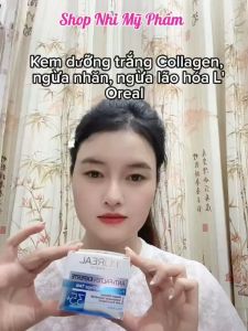 Chính hãng - Kem Dưỡng Trắng Da Collagen LOREAL Paris Ngừa Nhăn Ngừa Lão Hóa Dưỡng Ẩm Da 50ml
