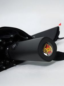 Porsche Original High-End Black Glue Foldable Umbrella Car Special Automatic Long Handle Rain Sun Protection Umbrella