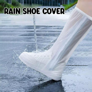 Mens and Womens Waterproof Shoe Covers Non-slip Thick Wear-Resistant Rain Boots High To Catch Overseas Wear