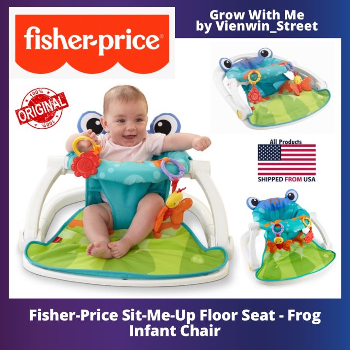 Ready Fisher Price Sit Me Up Floor Seat Frog Infant Chair baby booster Jumperoo leapfrog little tikes dining high Lazada