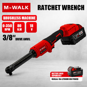 Extended 18V Electric Ratchet Cordless 90 Degree Right Angle Torque Lithium-Ion Wrench Auto Repair Tool For Milwaukee Battery