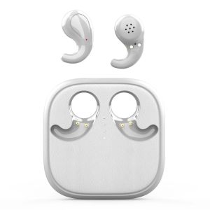 Compact Ultra-Thin Wireless In-Ear Bluetooth Headphones Ergonomic Sleeping Earphones with Convenient USB-C Charging Function