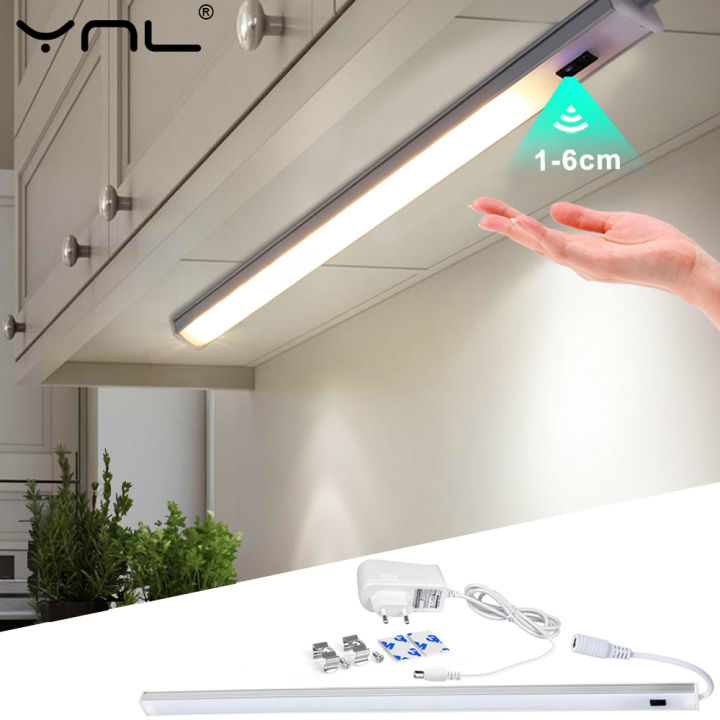 Đèn LED Thông Minh Dưới Tủ Có Cảm Biến Chuyển Động DC 12V Đèn Ngủ Cho Tủ Quần Áo Nhà Bếp Phòng Ngủ Tủ Quần Áo 30/40/50Cm Tùy Chọn